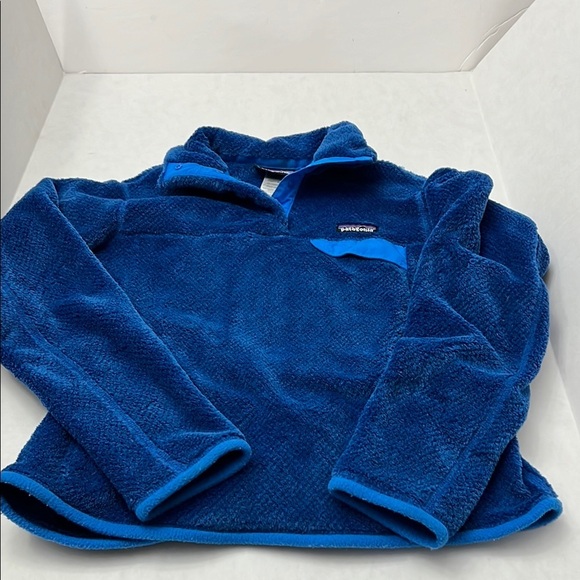 Patagonia Women's Deep Blue Fleece Sweater - Picture 1 of 6